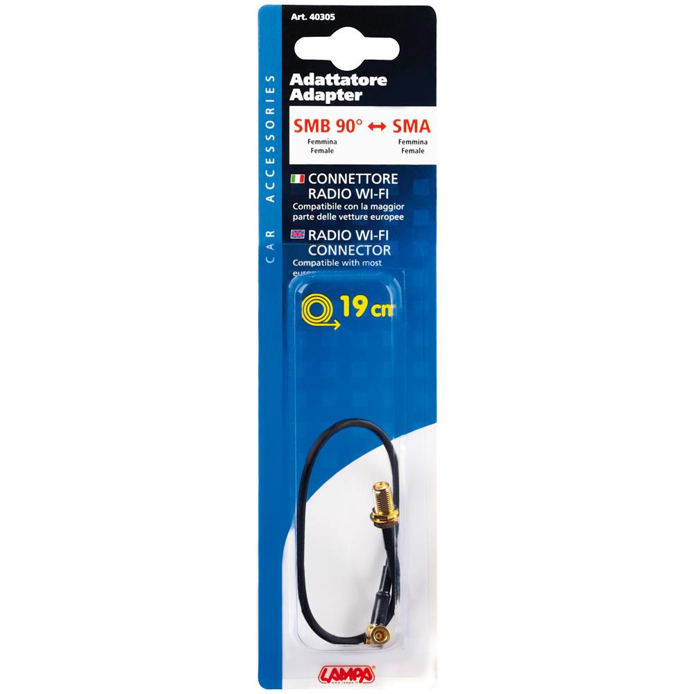 40305 Adattatore Antenna Smb 90? Femmina sma Femmina 19 Cm - Foto 2