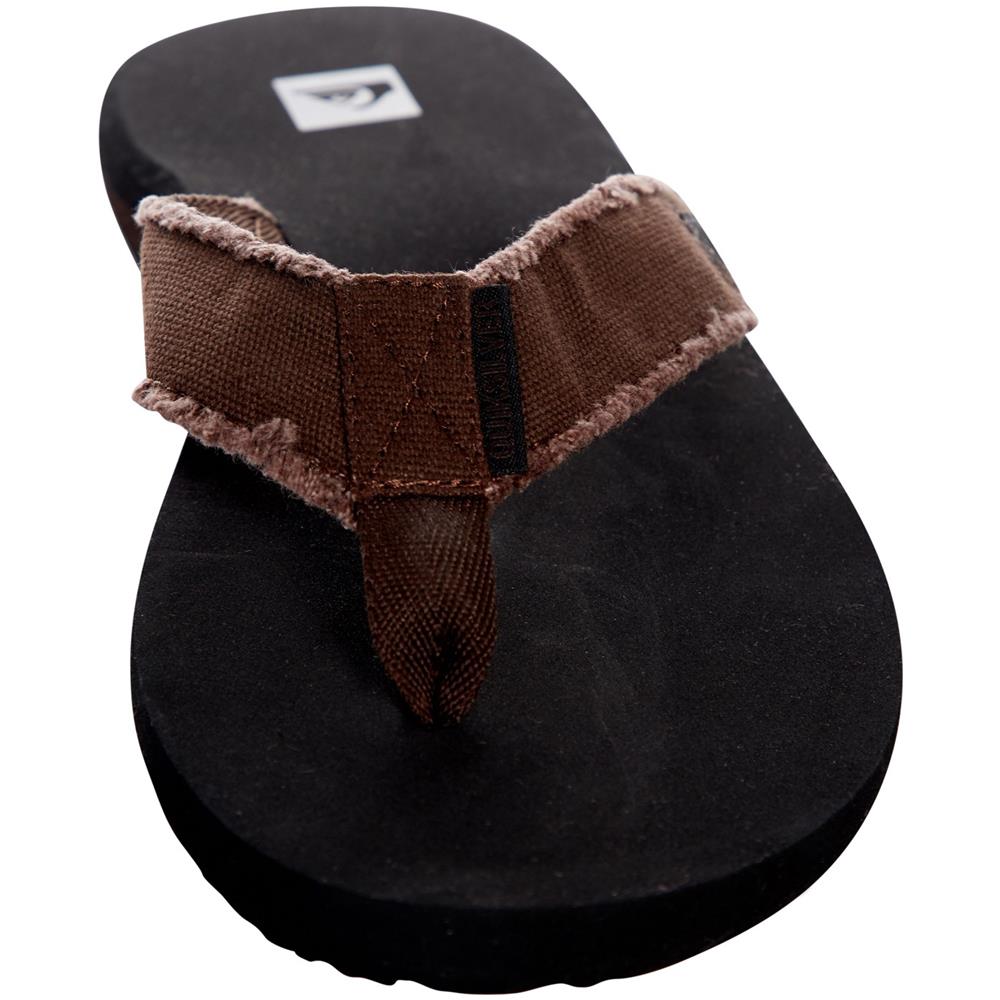 Infradito Quiksilver Monkey Abyss Demitasse Solid (eu 40 / Us 7, Marrone)  - Foto 2