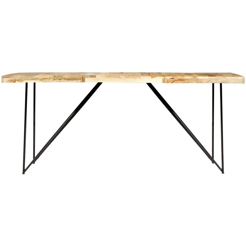 Tavolo Da Pranzo 180x90x76 Cm In Legno Massello Di Mango - Foto 2
