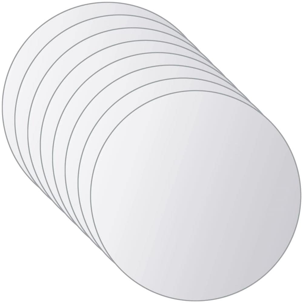 Piastrelle A Specchio 16 Pz Rotonde In Vetro - Foto 1