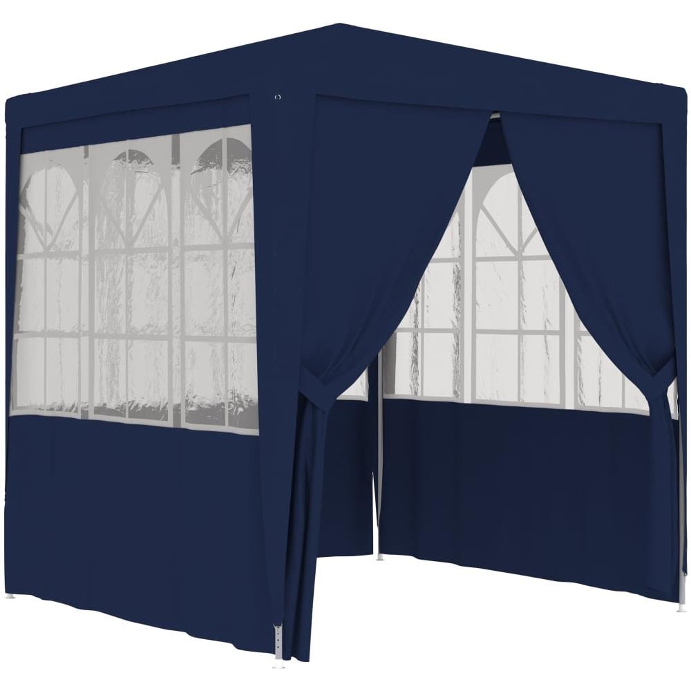 Gazebo Professionale Con Pareti 2,5x2,5 M Blu 90 G / m² - Foto 1