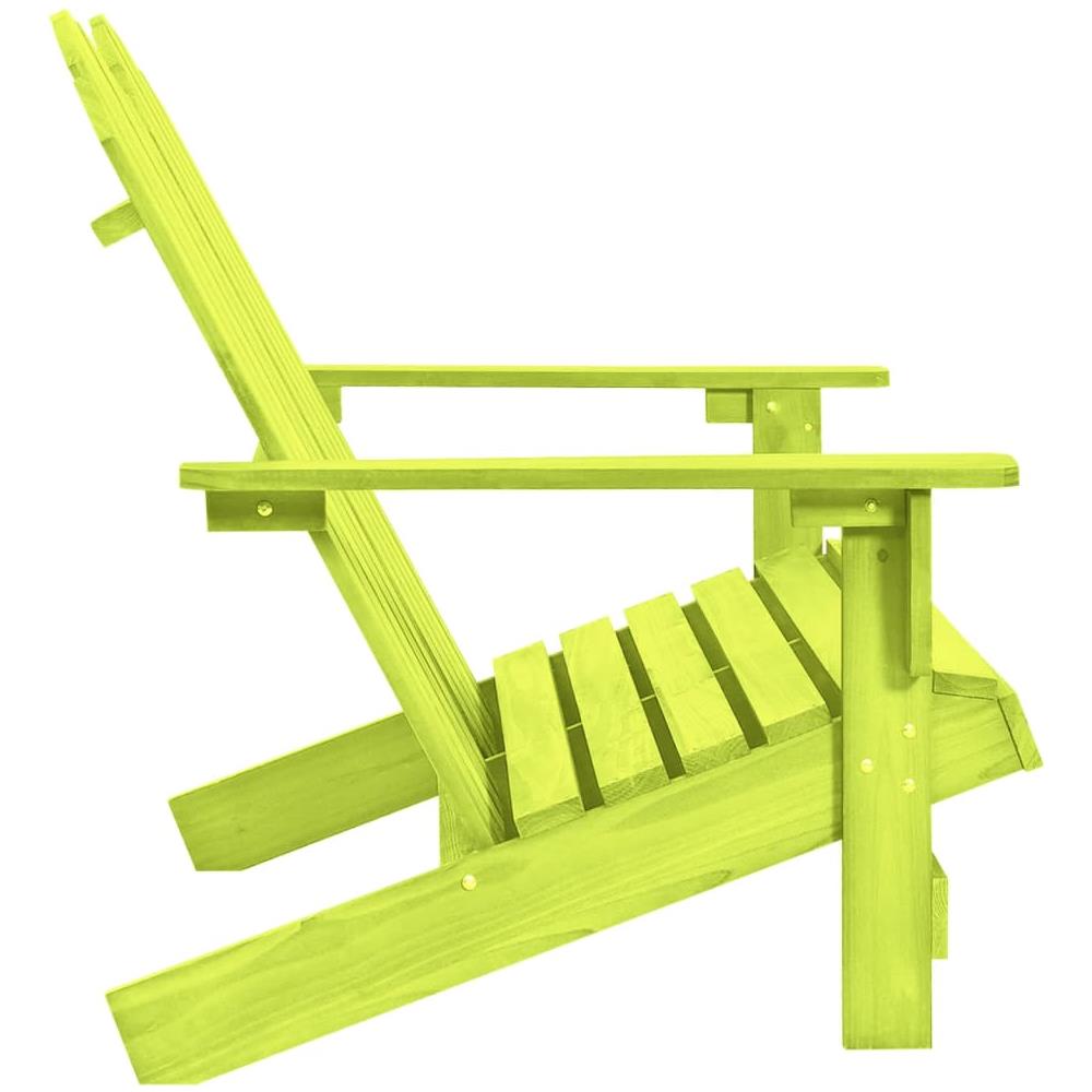 Sedia da Giardino Adirondack a 2 Posti in Legno di Abete Verde - Foto 3