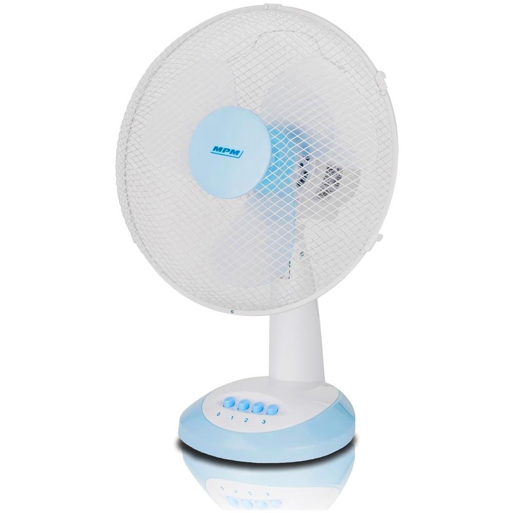 Ventilatore a Piantana MWP-16 Diametro 34 cm Potenza 40 W Colore Bianco / Azzurro - Foto 1