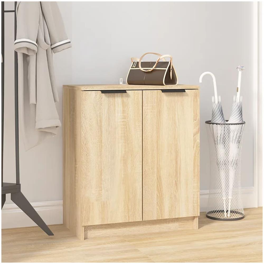 Scarpiera Rovere Sonoma 59x35x70 Cm In Legno Multistrato - Foto 1