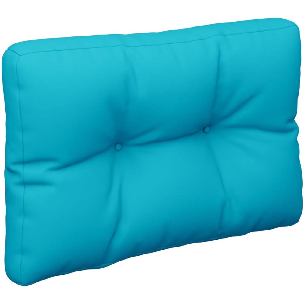 Cuscino Per Divano Pallet Turchese 60x40x12 Cm Tessuto - Foto 2