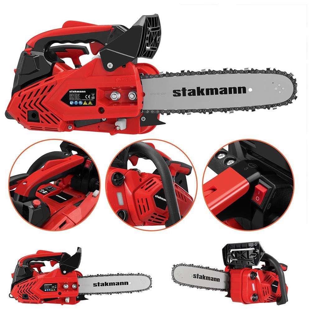 Motosega a scoppio Benzina 2 Tempi 25,4 cc Lama 30cm Taglia Legna Rami EasyStart - Foto 2