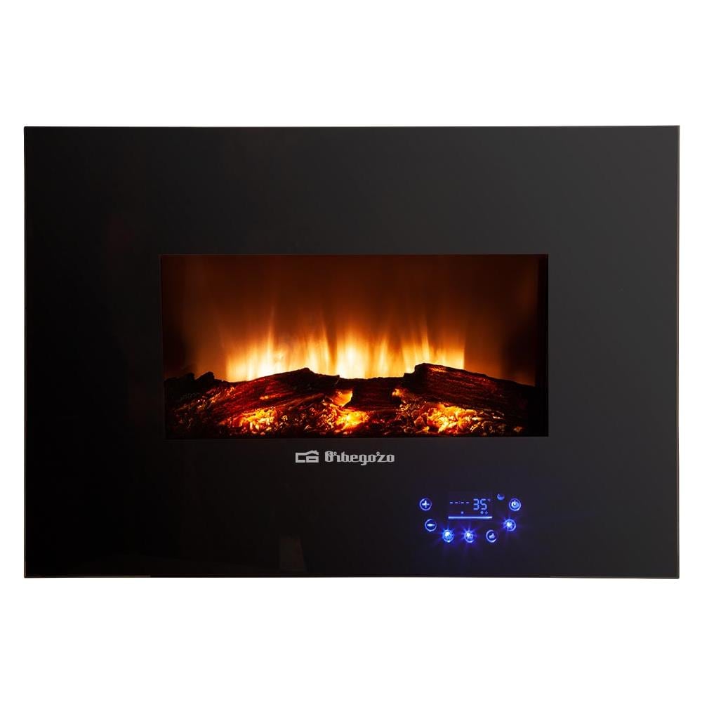 Camino Montabile a Parete CM 8000 con Potenza 1800 W Colore Nero - Foto 1