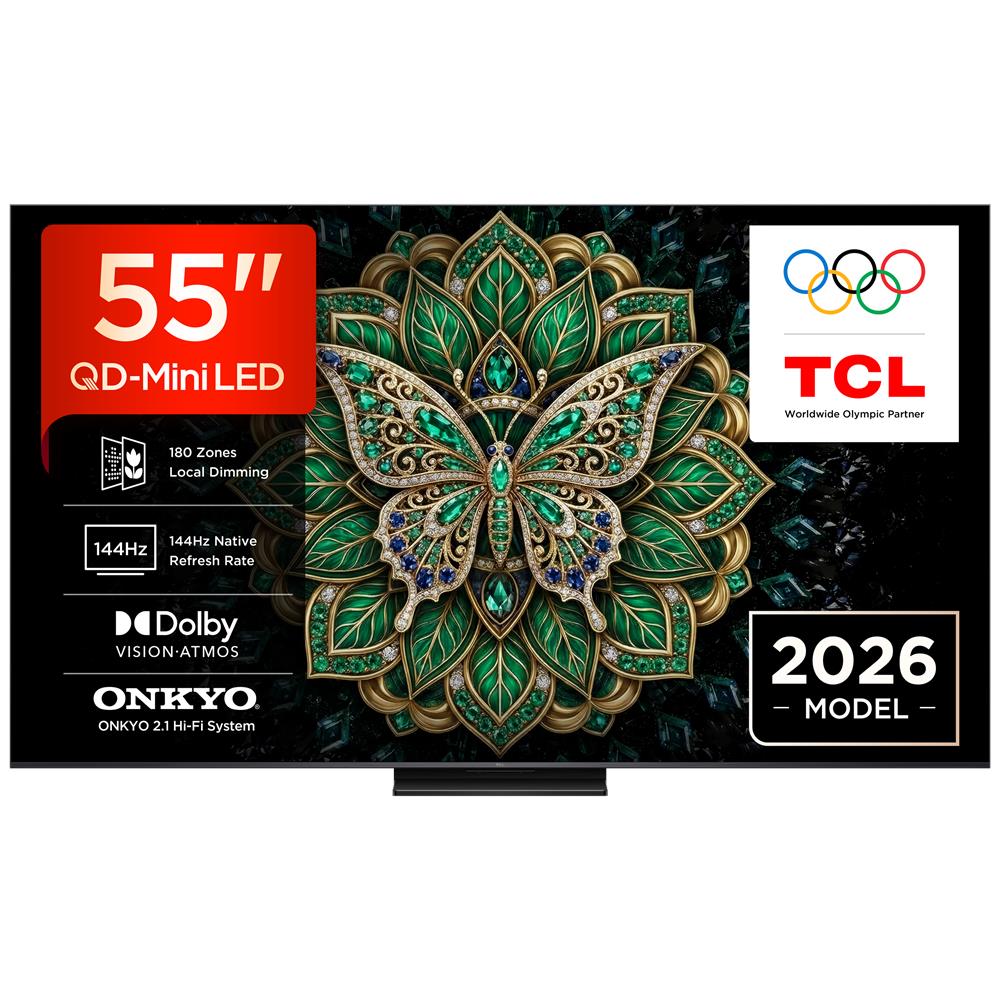 C6K Pro TV 55C6K PRO 55” QD-Mini LED TV, 4K HDR 1000 nits, 180 dimming zones, Google TV, Dolby Vision & Atmos, 2.1 Onkyo, 144Hz, AirPlay 2 - Foto 1