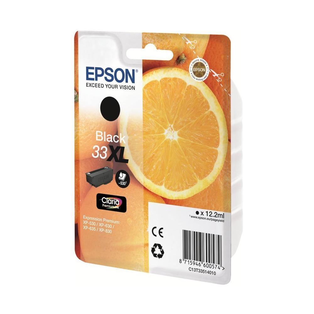 C13T33514012 Cartuccia Ink Originale Nera per Expression Home XP-635 Capacità 530 Pagine - Foto 1