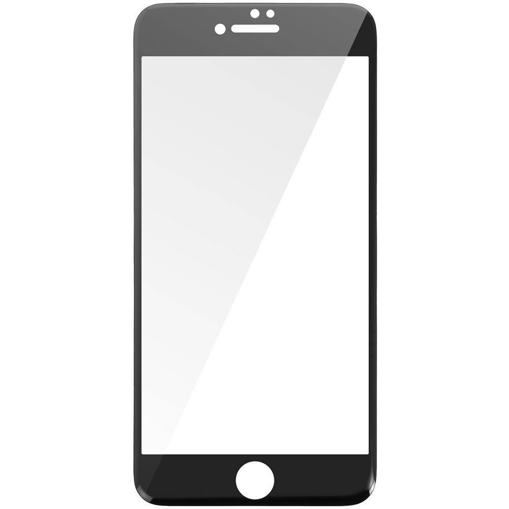 Pellicola Vetro Bordi Arrotondati + Contorni Neri Per Iphone 7 Plus E 8 Plus - Foto 1