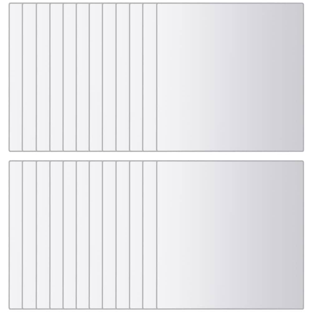 Piastrelle A Specchio 48 Pz Quadrate In Vetro - Foto 2