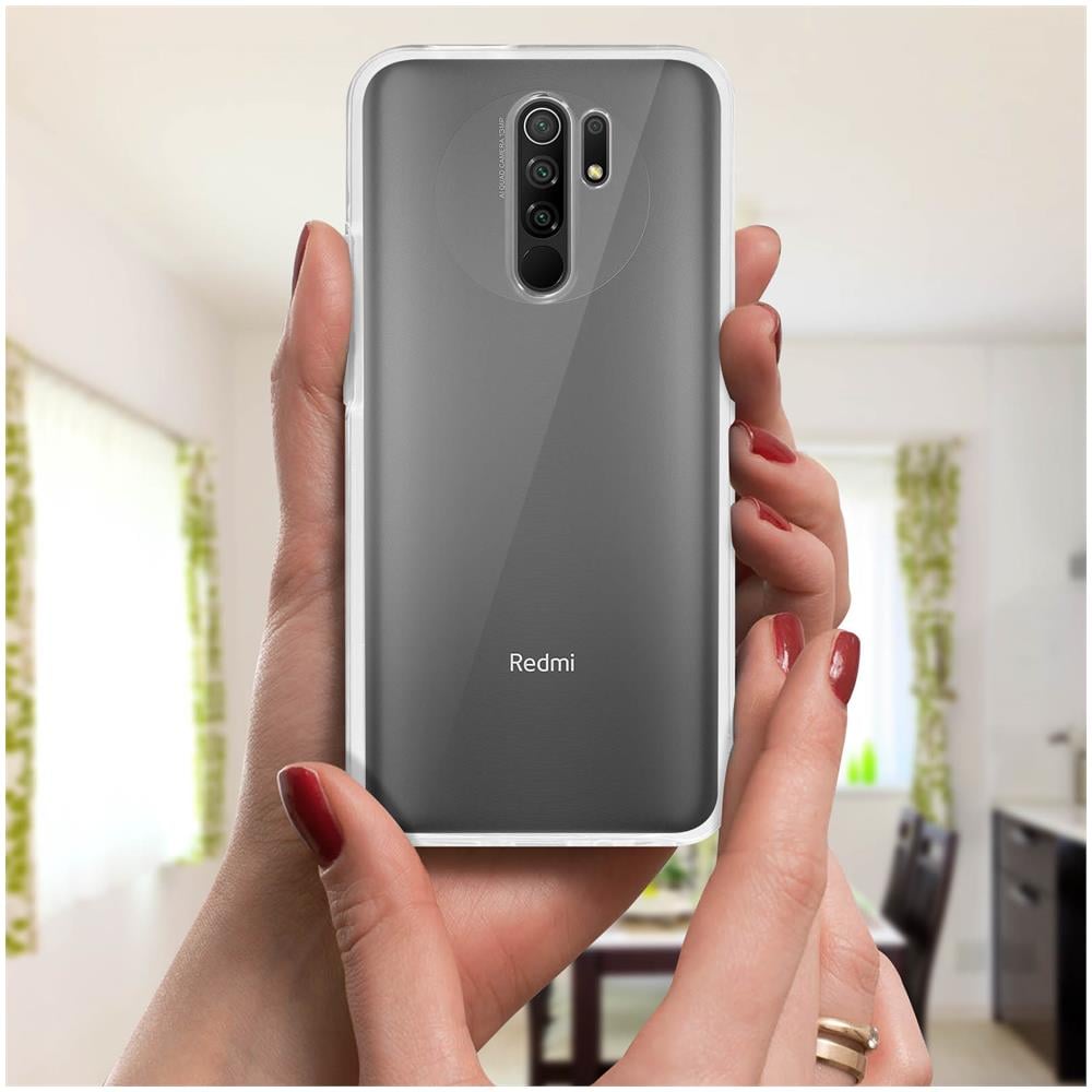 Cover Xiaomi Redmi 9 Silicone Fronte Retro Ricopre Lo Schermo Trasparente - Foto 5