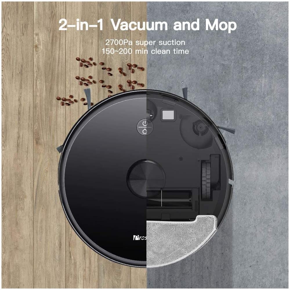 Robot Aspirapolvere e MOP M7 Pro Colore Nero  - Foto 2