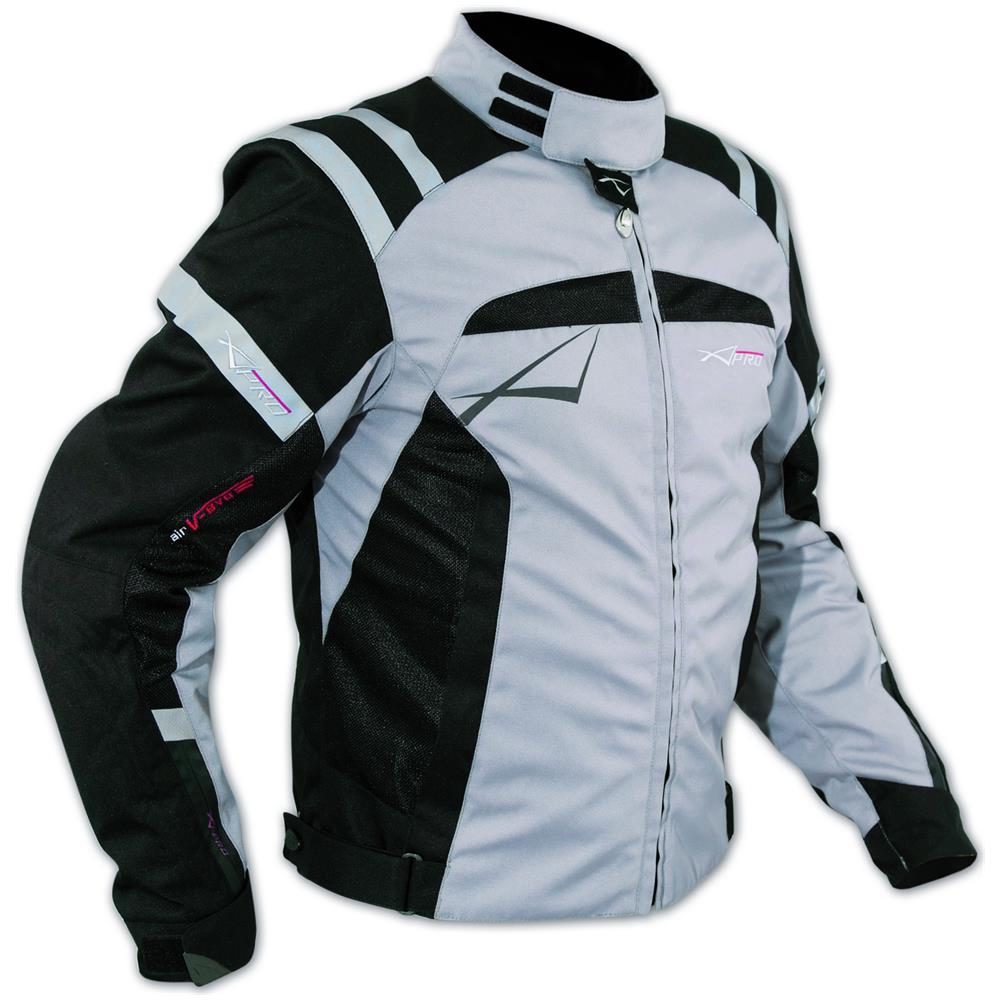 Giacca Sport Touring Moto Cordura Ce Protezioni Sfoderabile Scooter Grigio 3xl - Foto 1