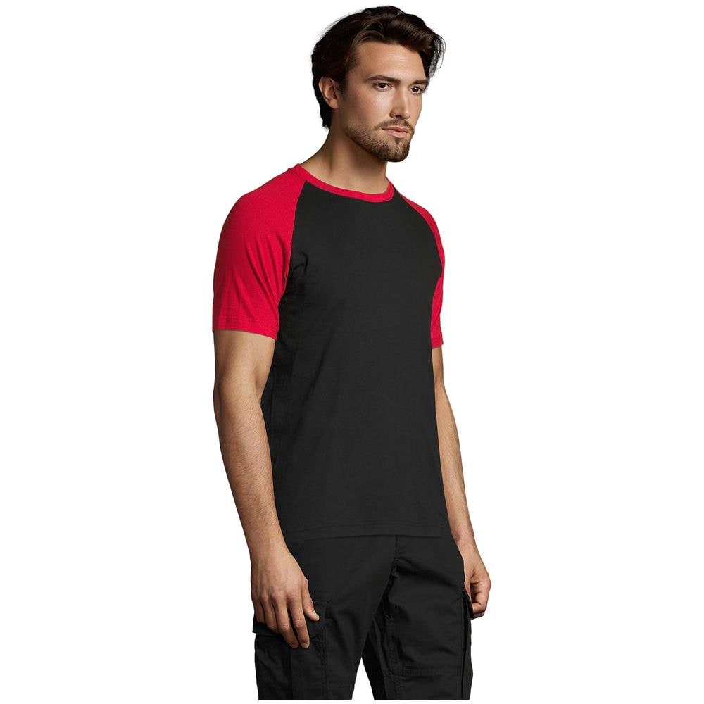 Bicolor manica Raglan uomo Funky - Foto 4