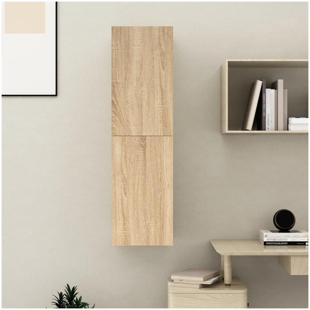 Mobile Porta TV Rovere Sonoma 30,5x30x110 cm Legno Multistrato - Foto 2