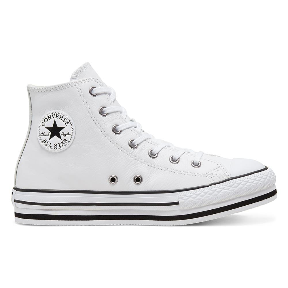 Scarpe Chuck Taylor All Star Platform Eva J Taglia 35 Codice 666392c Bianco - Foto 1