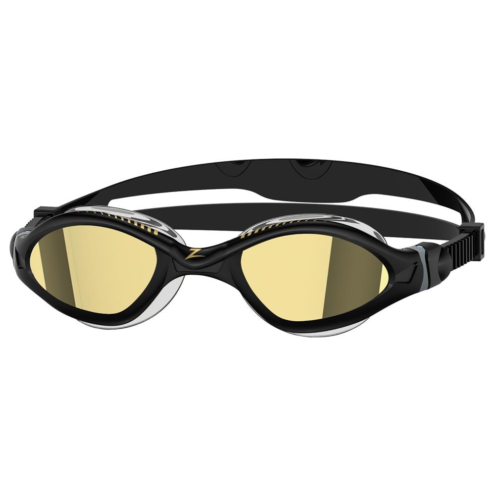 Goggle Color Tiger Lsr+ Mirror Nero Small Specchiata Oro - Foto 1