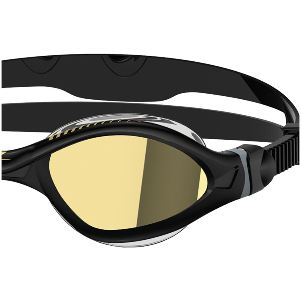 Goggle Color Tiger Lsr+ Mirror Nero Small Specchiata Oro - Foto 2