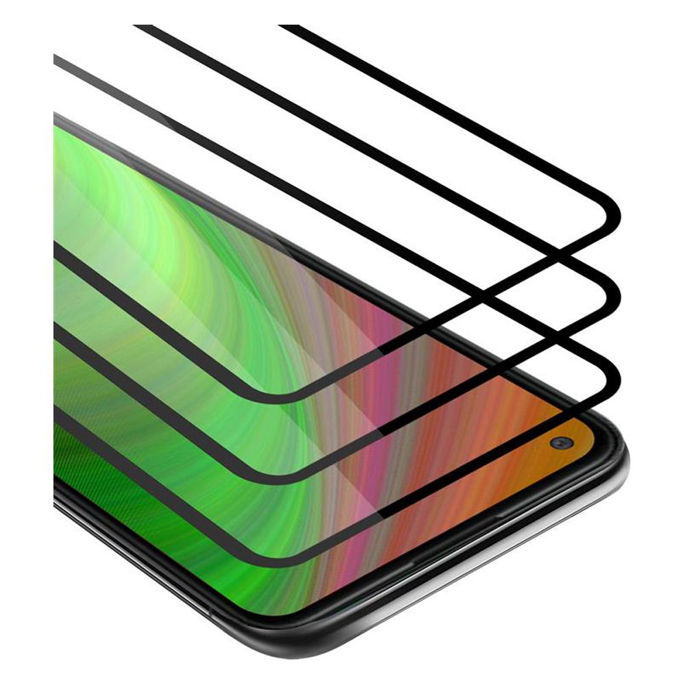 3x Pellicola Armatura A Schermo Intero Compatibile Con Samsung Galaxy A11 In Trasparente Con Nero - 3x Vetro Temperato (tempered) Di Protezione Del Display In Durezza 9h Con 3d Touch - Foto 1