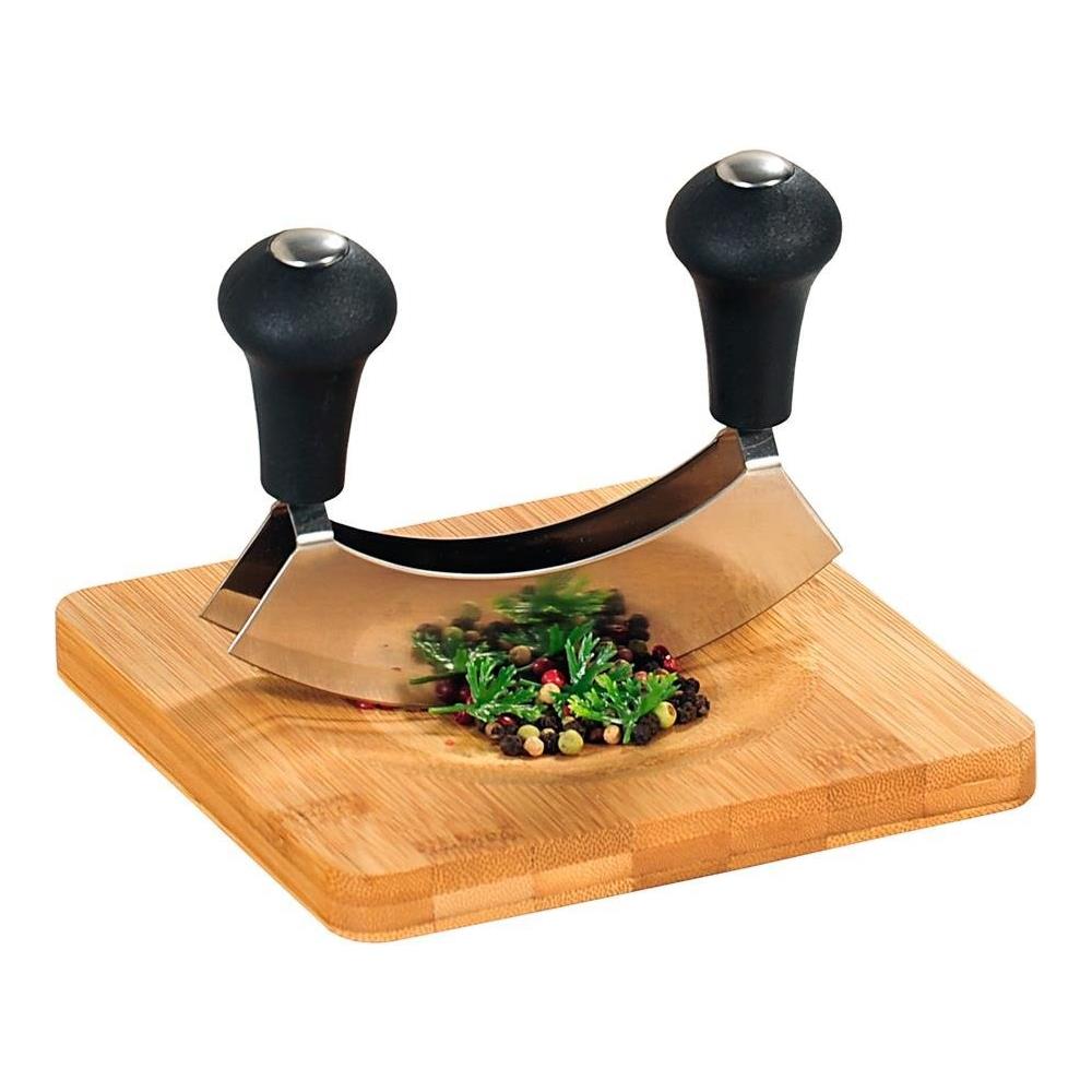 Tritatutto Per Erbe Con Tavola Di Bambù, 2 In 1, - Foto 1