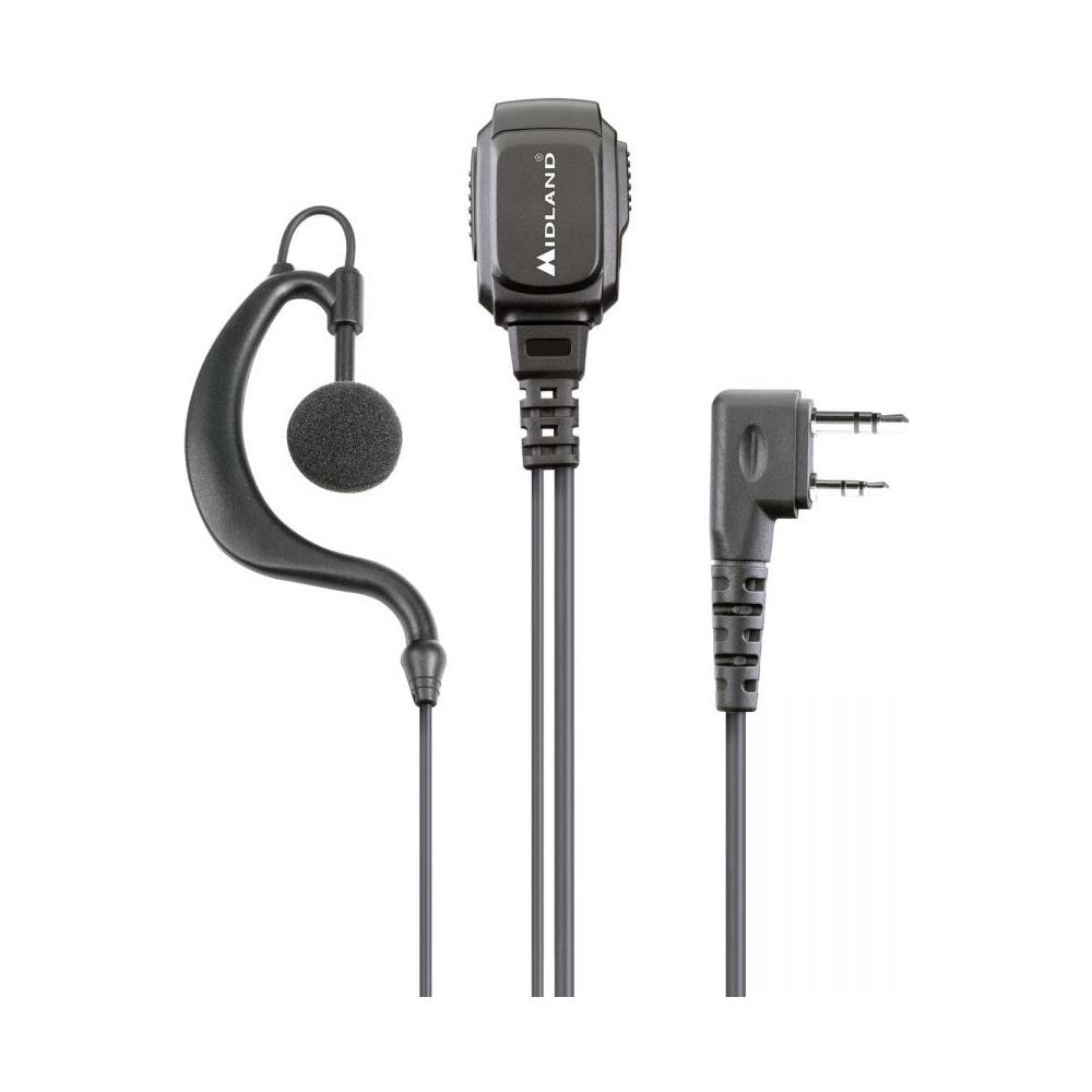 MA21 LK Pro Auricolare con Microfono e Connettore 2 Pin a L Colore Nero - Foto 1