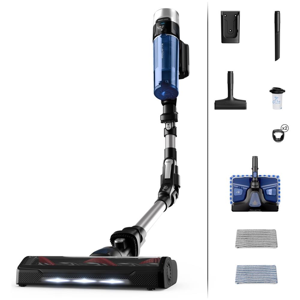 X-Force Flex 9.60 Scopa Ricaricabile Secco /Bagnato 2 in 1senza Sacco Potenza 250 W Colore Rosso Argento /Blu - Foto 2