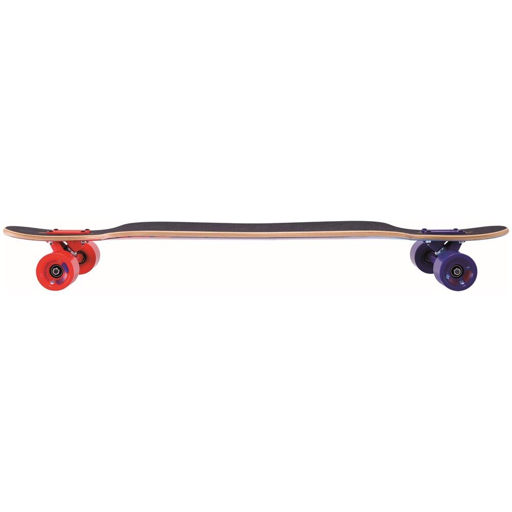 0721015 skateboard completo Tavola lunga Blu, Rosso - Foto 2