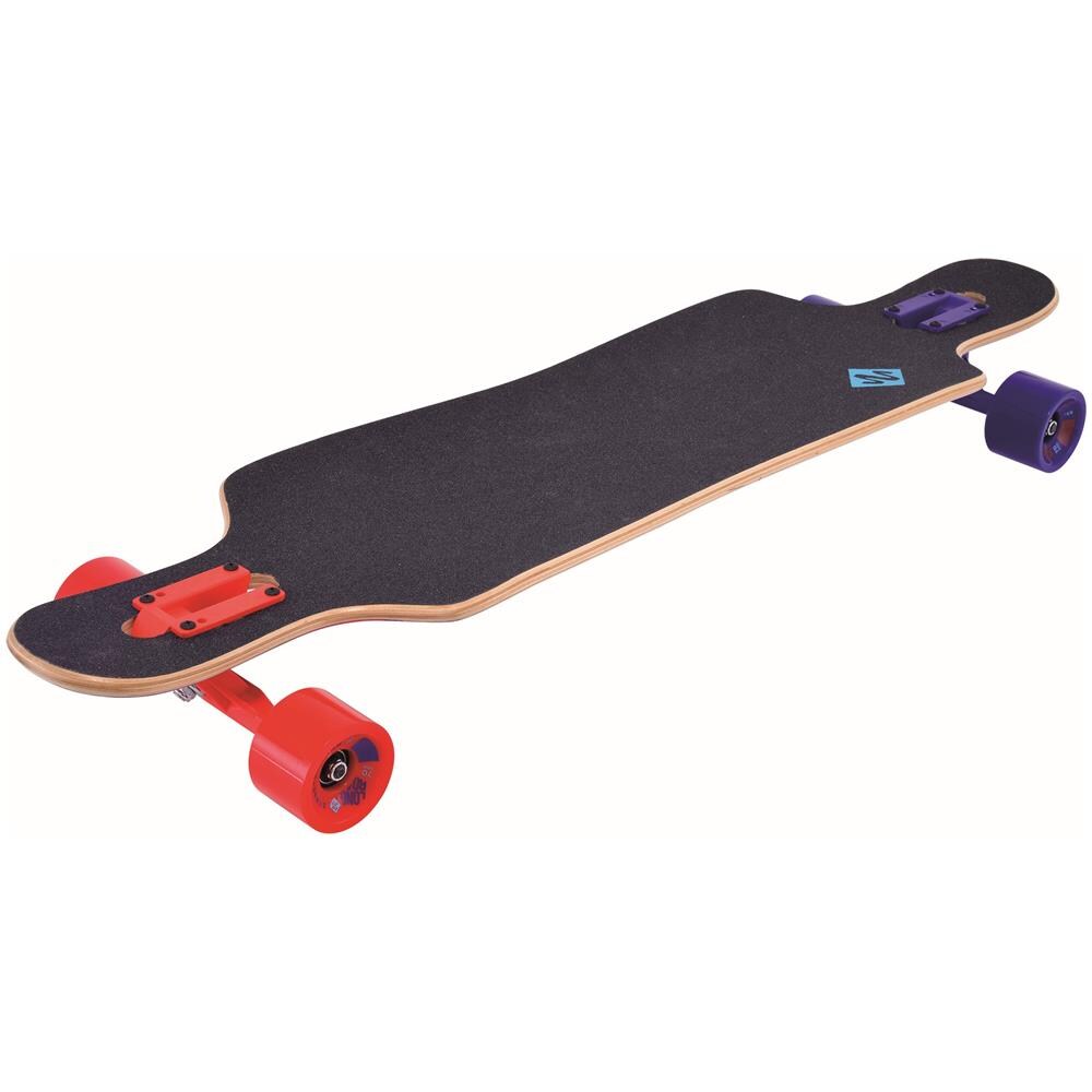 0721015 skateboard completo Tavola lunga Blu, Rosso - Foto 3