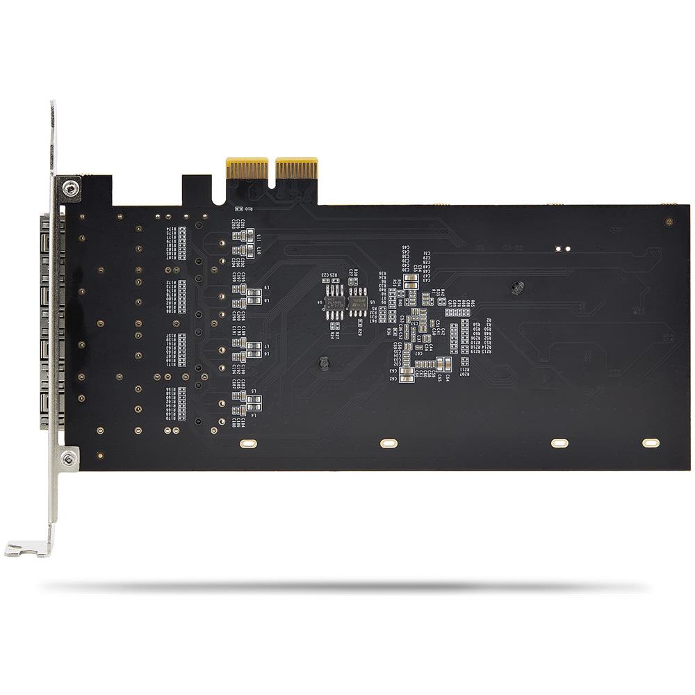 Scheda di rete SFP GbE a 4 porte, PCIe 2.0 x2 (compatibile x4, x8, x16), Controller Intel I350-AM4 4x 1GbE, 1000BASE rame /fibra ottica, NIC Gigabit Ethernet per desktop /server - Windows e Linux - Foto 6
