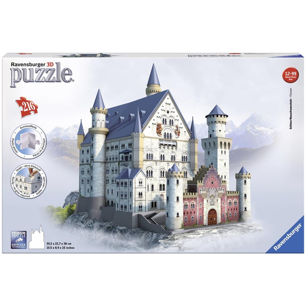 Puzzle 3D - Castello Di Neuschwanstein - Foto 2