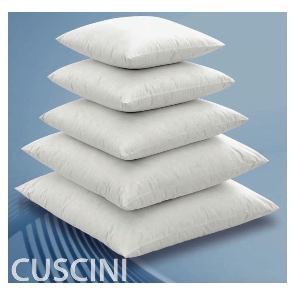 Imbottitura Anima Interna Per Cuscino Arredo In 100% Piuma D''oca Varie Misure 60x60 Cuscino - Foto 1