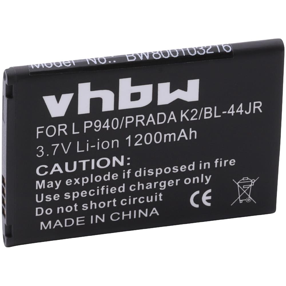 Li-ion Batteria 1200mah (3.7v) Per Cellulari E Smartphone Lg Ku5400, Su540, Su880 Optimus Ex Sostituisce Bl-44jr - Foto 1