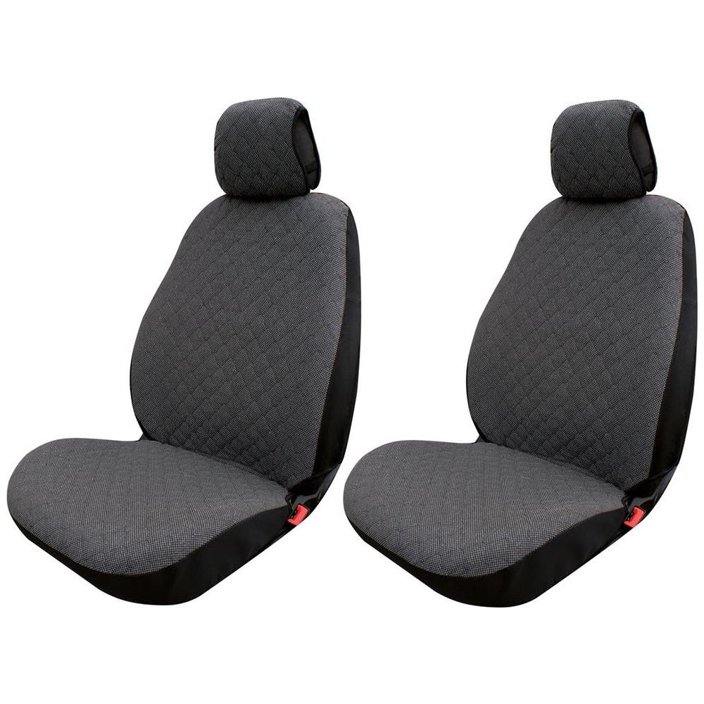 Cora 000129563 Coprisedili Anteriori Espresso Restyle Tg. Media Tess. Pedro Antracite - Foto 1