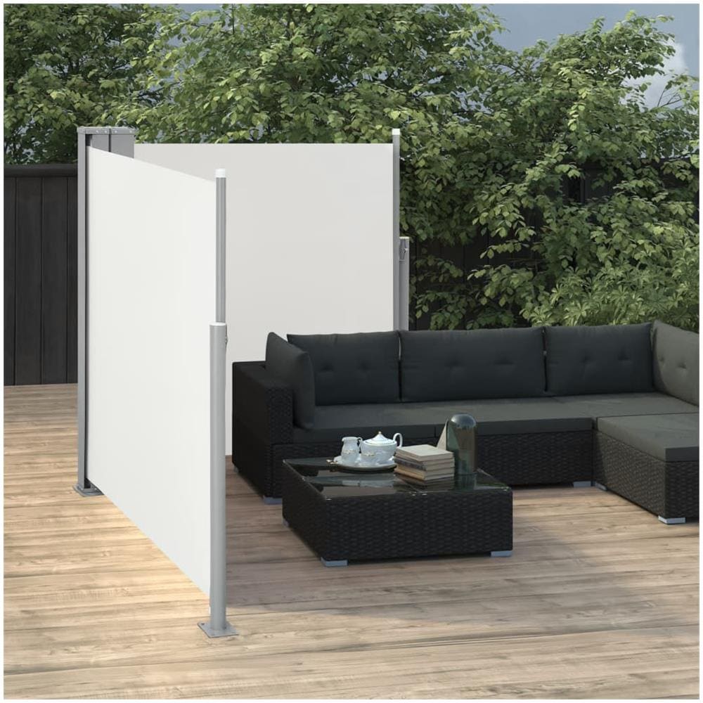 Tenda Da Sole Laterale Retrattile Crema 120x600 Cm - Foto 2