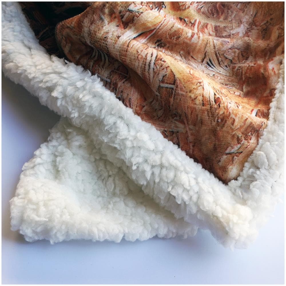 Serie Digital Coperta Plaid Di Pile Da Divano E Letto In Morbida E Calda Microfibra Con Stampa Digitale 130x160 Cm - Ribbon - Foto 2