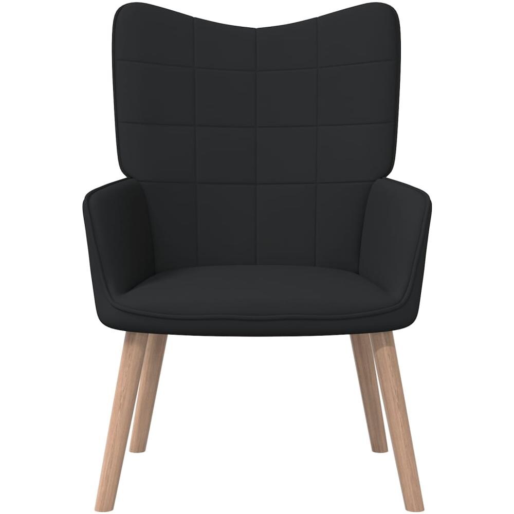 Sedia Relax Nera in Tessuto - Foto 3