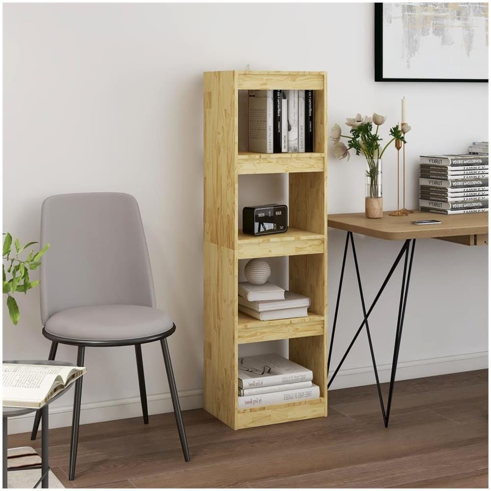 Libreria /Divisorio 40x30x135,5 cm Legno Massello di Pino - Foto 1