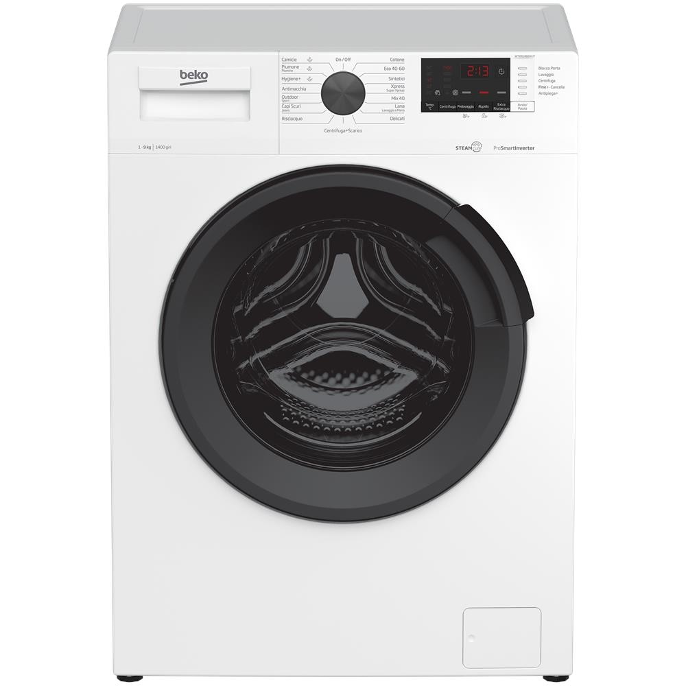 Lavatrice Standard WTX91482AI-IT SteamCure 9 Kg Classe A Centrifuga 1400 giri - Foto 1