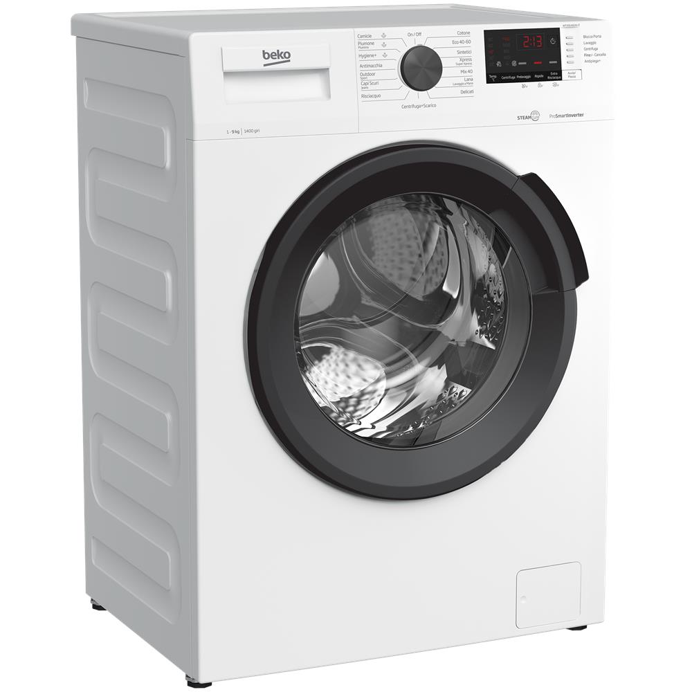 Lavatrice Standard WTX91482AI-IT SteamCure 9 Kg Classe A Centrifuga 1400 giri - Foto 2
