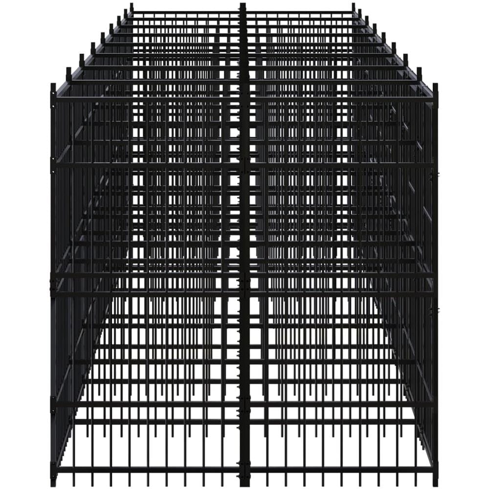 Gabbia Per Cani Da Esterno In Acciaio 14,75 M - Foto 3