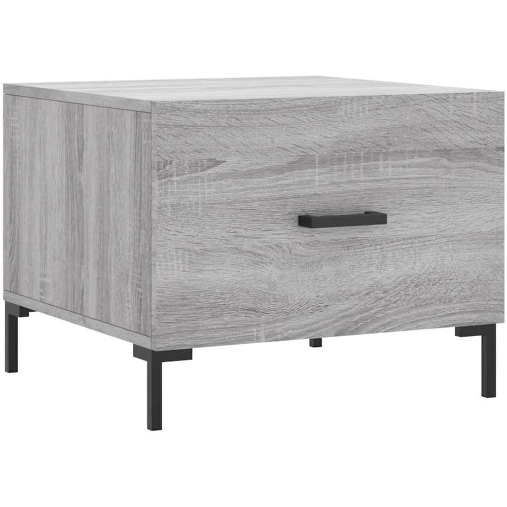 Tavolino Da Salotto Grigio Sonoma 50x50x40 Cm Legno Multistrato - Foto 2