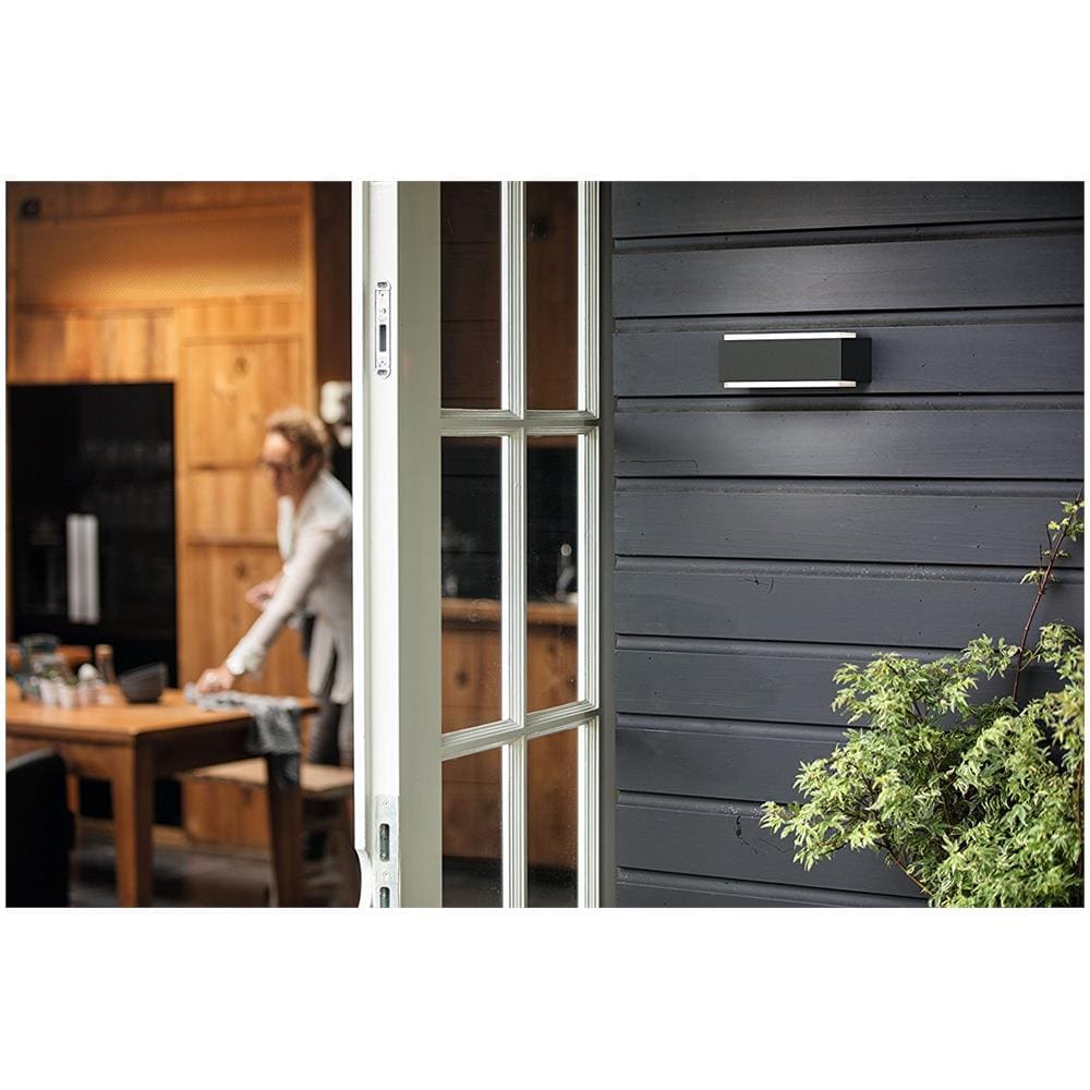 Stratosphere Lampada Da Parete Per Esterno, 2700 K, 1000 Lm, Grigio Scuro - Foto 2