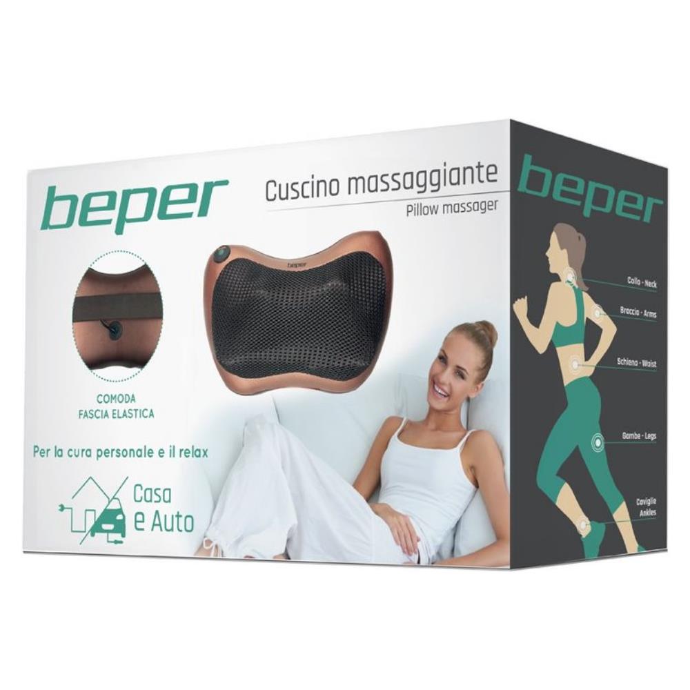 Cuscino Massaggiante Con Fascia Elastica Doppio Uso Casa Auto Con Adattatore - Foto 3
