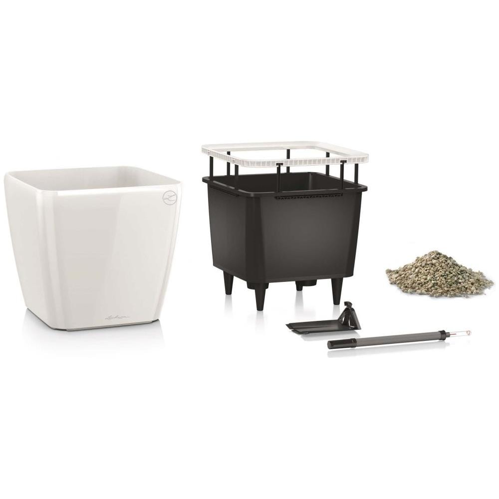 Vaso Fioriera QUADRO LS 28 ALL-IN-ONE Bianco Lucido 16040 - Foto 7