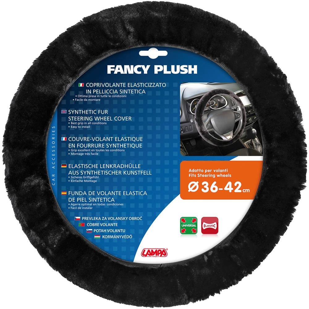 32962 Fancy Plush Coprivolante Elasticizzato Nero / 36-42 Cm - Foto 1