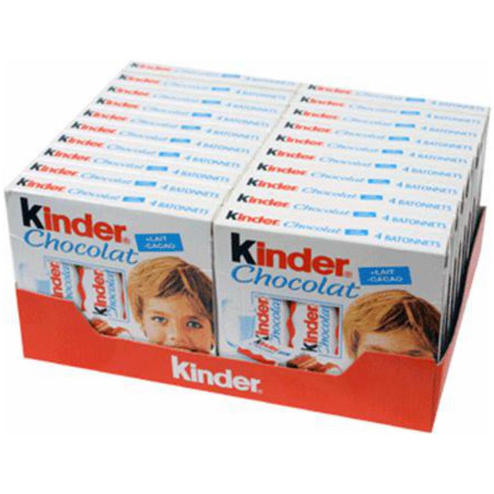 Ferrero Kinder Barrette T4 Pack Risparmio Da 20 Pz X 50g (4 Barrette) Cioccolato - Foto 4