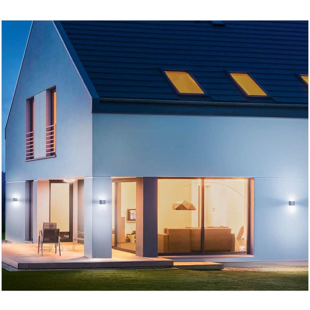 Lampada Da Esterno Con Sensore L 840 Led Ihf Antracite 055530 - Foto 1