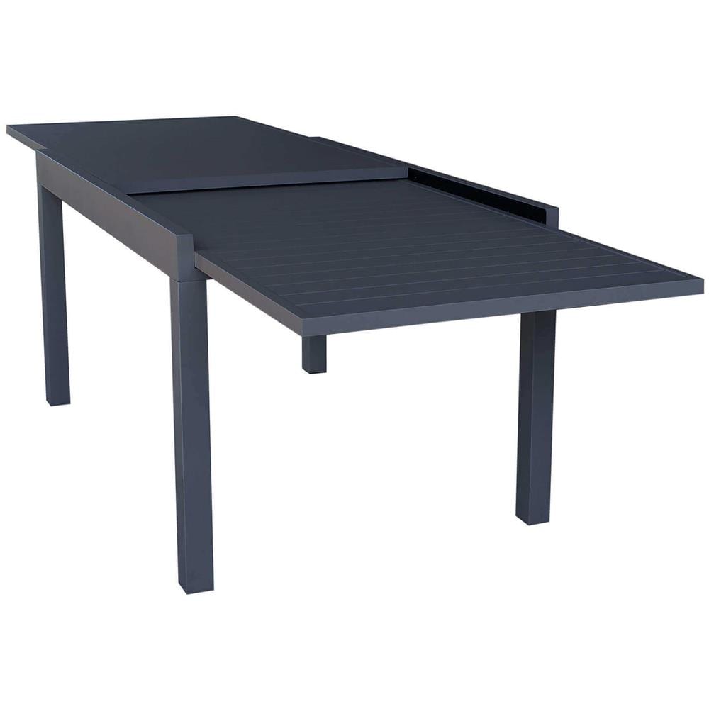 Jerri - Set Tavolo In Alluminio Cm 135/270 X 90 X 75 H Con 10 Poltrone Dynamo - Foto 2