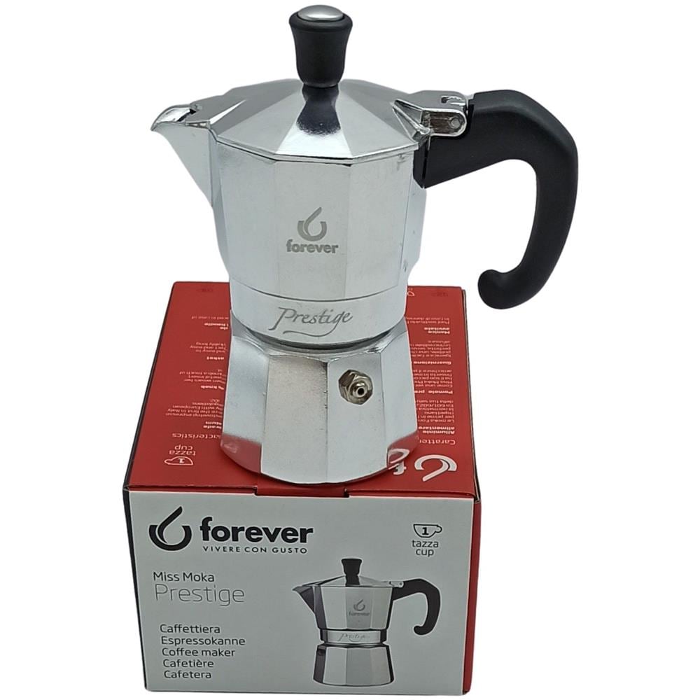 Caffettiera In Alluminio Miss Moka Prestige Forever - 12 Tazze - Foto 1